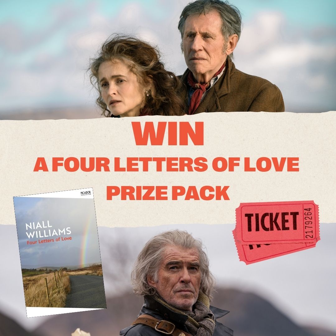 Win a four letters of love prize pack - 2 tickets and a copy of the book